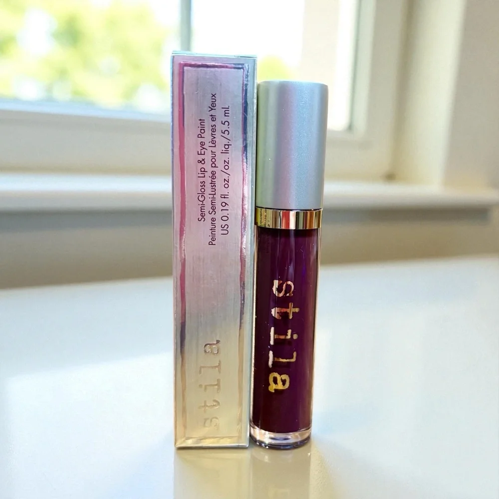 💎 STILA Semi-Gloss Lip & Eye Paint Lip Gloss in Raphael Full-Size New In Box